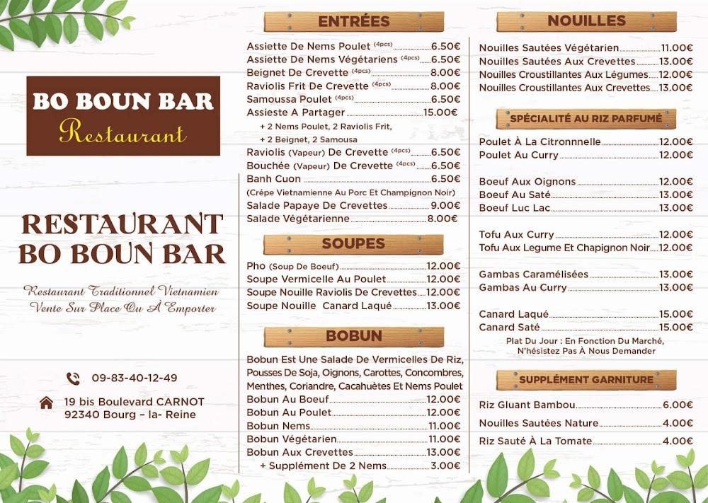 Bo Boun Bar - Menu Image 3